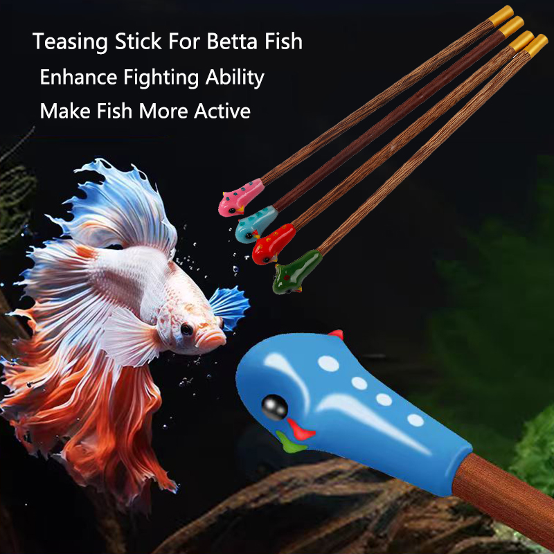 Art Craft Stick - Tongkat permainan ikan cupang akuarium, tongkat