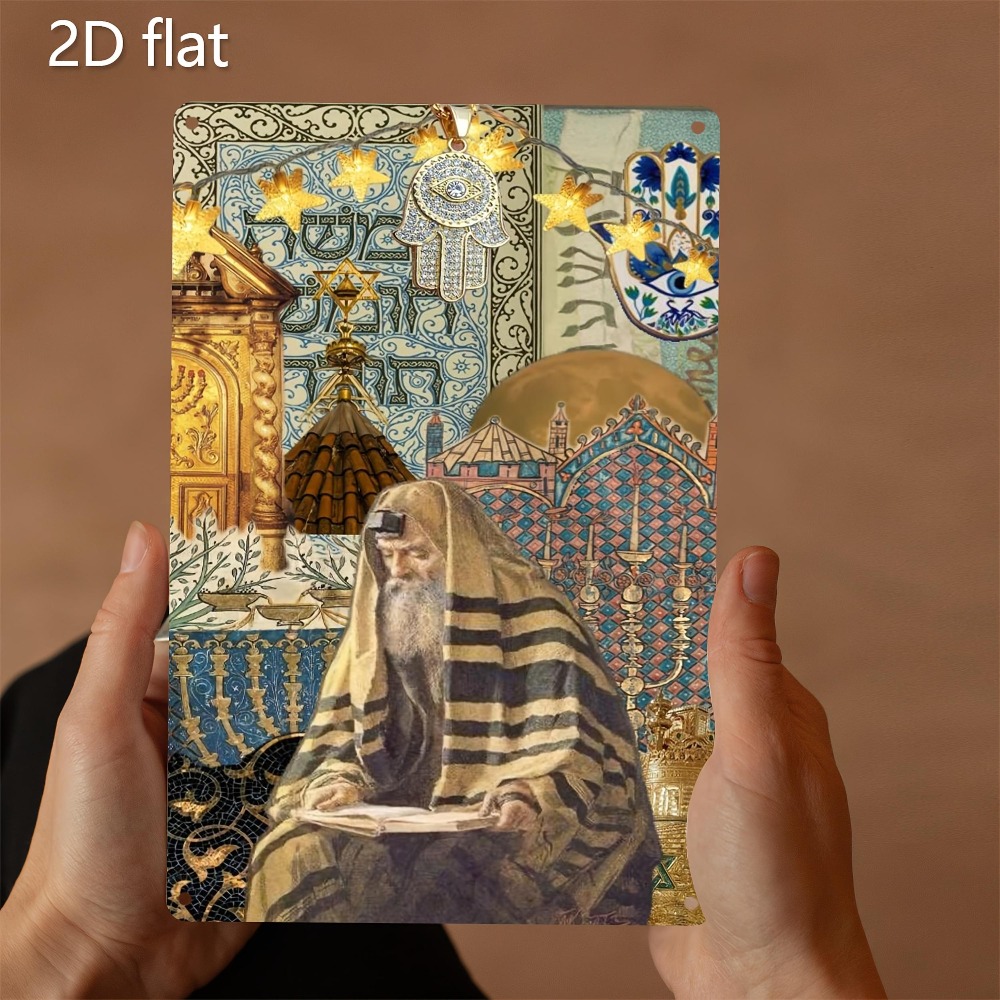 Art & Craft World - CIFBUY Seni Dinding Aluminium Vintage Gambar