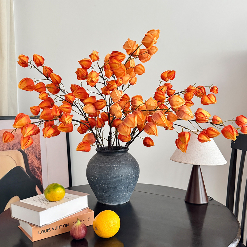 Art Craft Vase - Ranting Bunga Lentera Buatan 1m, Bahan