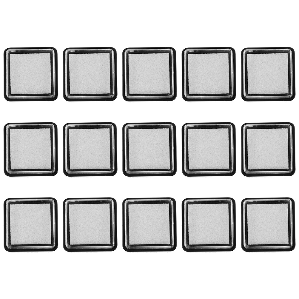 Stamping Ink Pad - 15 Buah Bantalan Tinta Kosong 3X3CM
