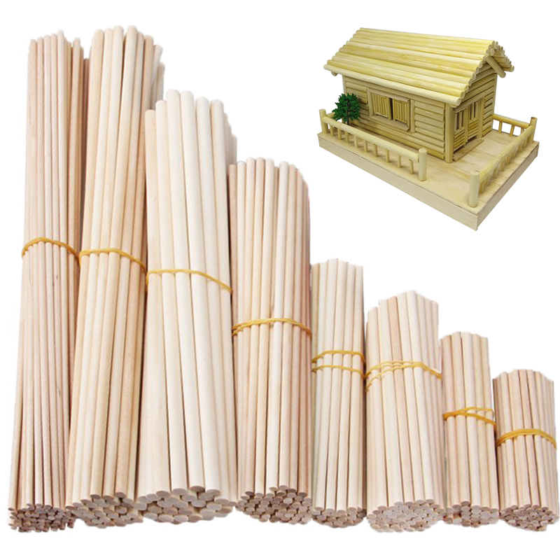 Art Craft Stick - Tongkat Kayu Bulat untuk Kerajinan Makanan