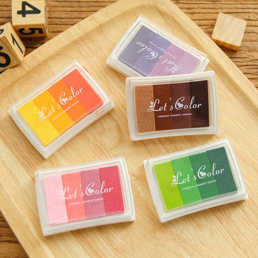 Stamping Ink Pad - Bantalan Tinta Warna Gradasi untuk Kerajinan,