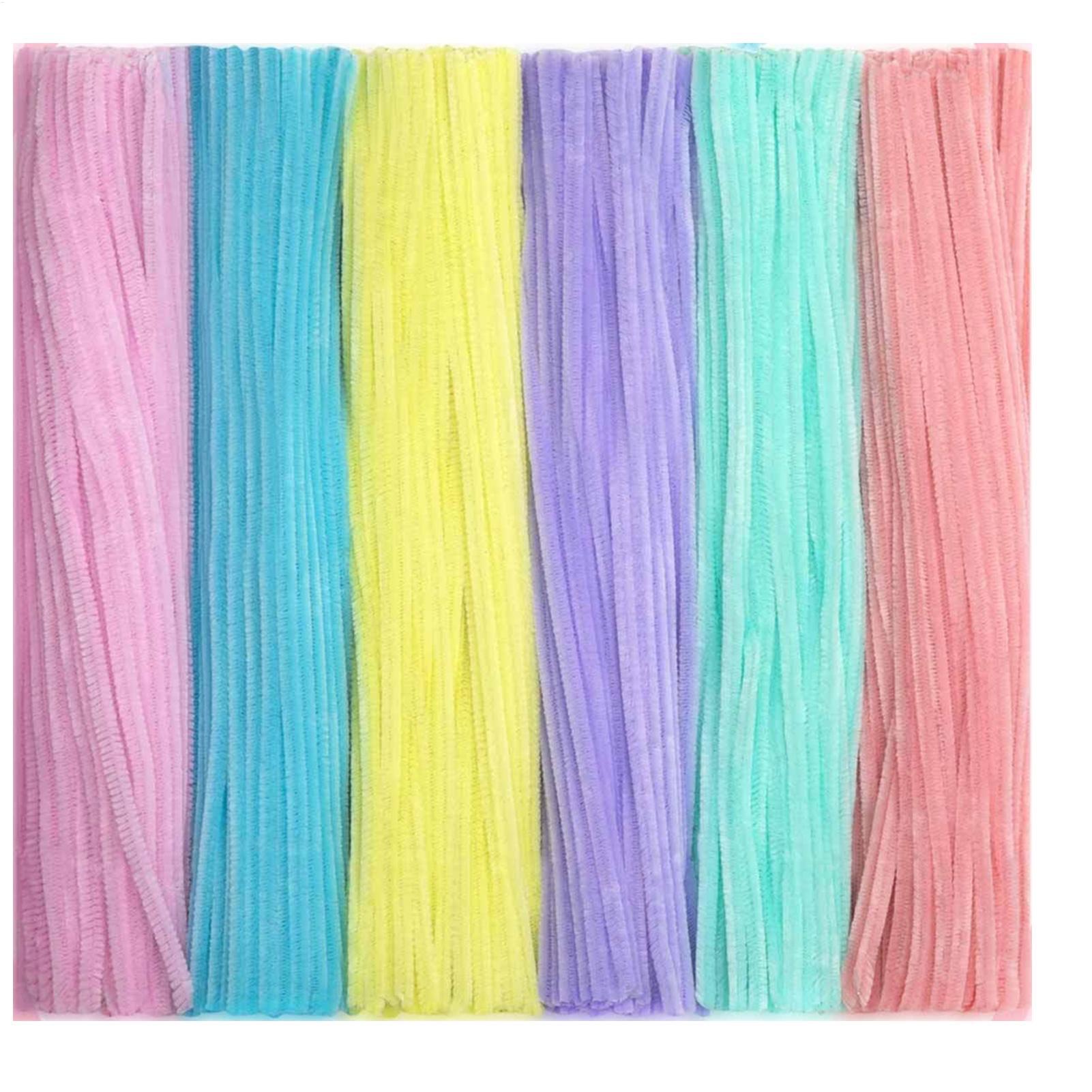 Art Craft School - Pipa Chenille, Pembersih Pipa Warna-warni, Strip