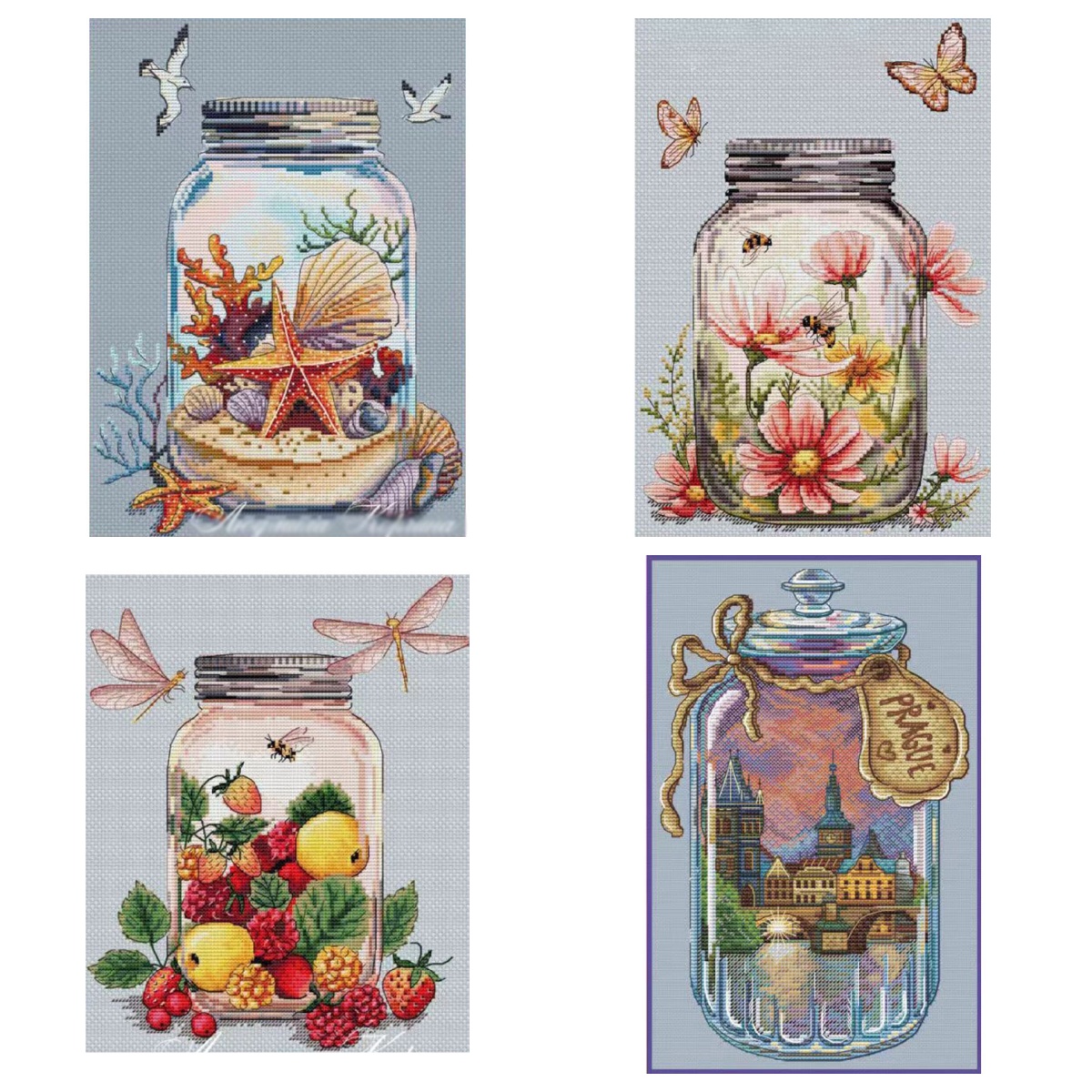 Art Craft And Cloth - 4486 Set Kit Cross Stitch untuk