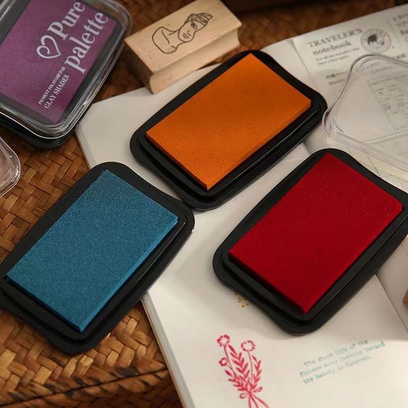 Stamping Ink Pad - 1 Buah Bantalan Tinta Warna Vintage