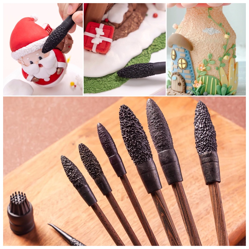 Art Craft Stick - 9pcs Alat Tekstur Patung Tanah Liat,