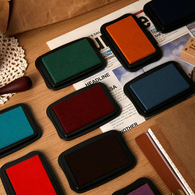 Stamping Ink Pad - Bantalan tinta ukuran besar warna polos