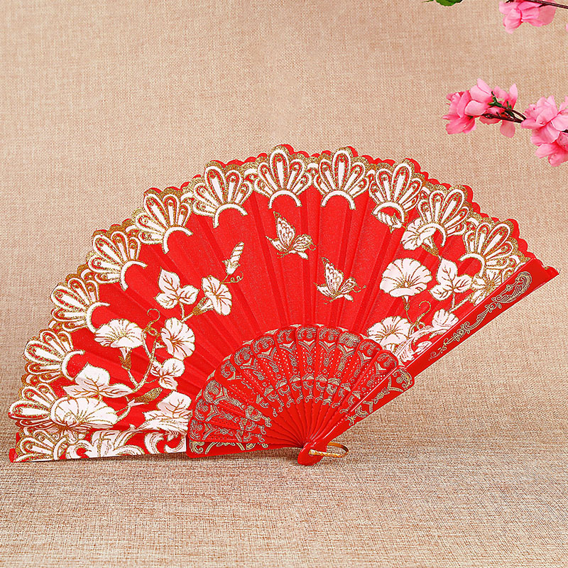Art Craft And Cloth - Kipas lipat Retro gaya Tiongkok kipas