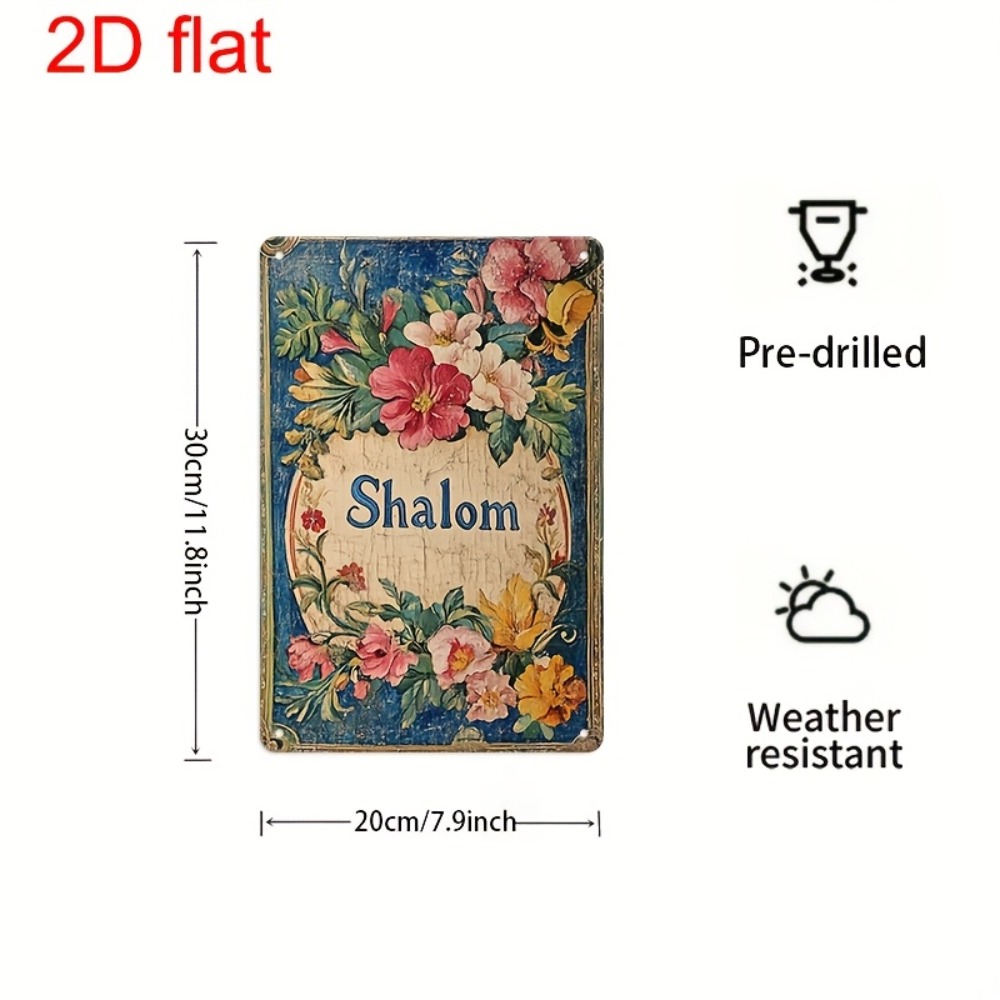 Art & Craft World - CIFBUY Seni Dinding Aluminium Motif Bunga