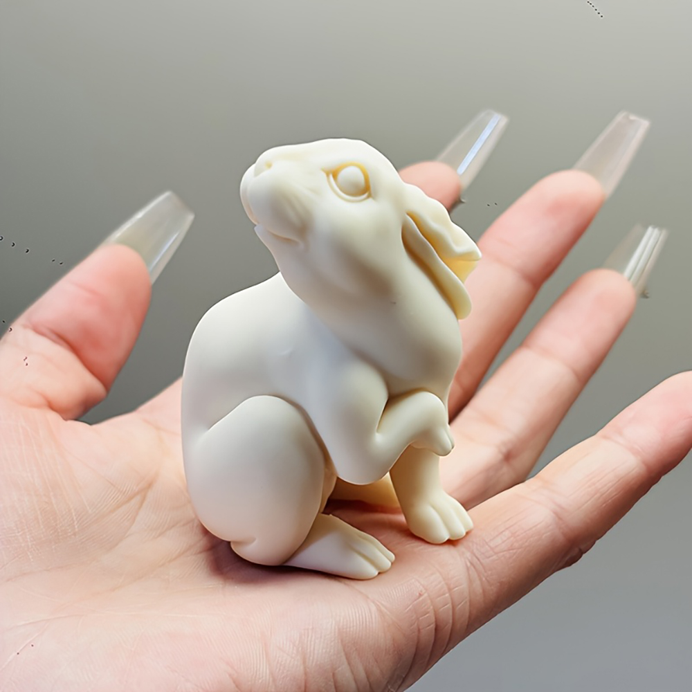 Patung Kelinci Putih Resin, Pa - Art Craft Rabbit ulasan dan harga