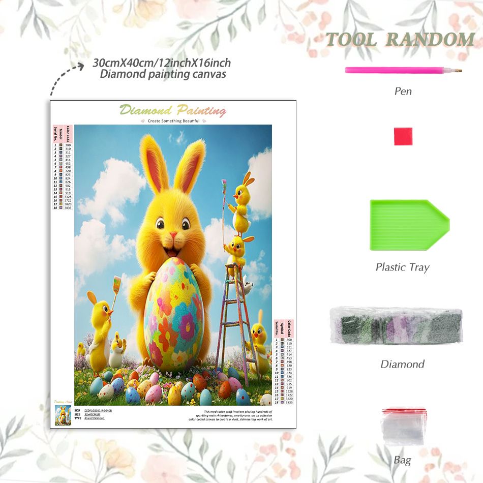 CHENISTORY Kit Lukisan Berlian - Art Craft Rabbit ulasan dan harga