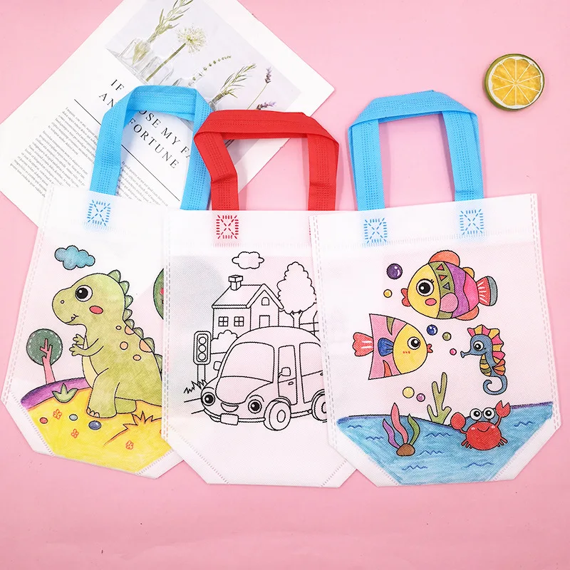 24pcs Tas Mewarnai Kartun Lucu - Art Craft Earth Day ulasan dan harga