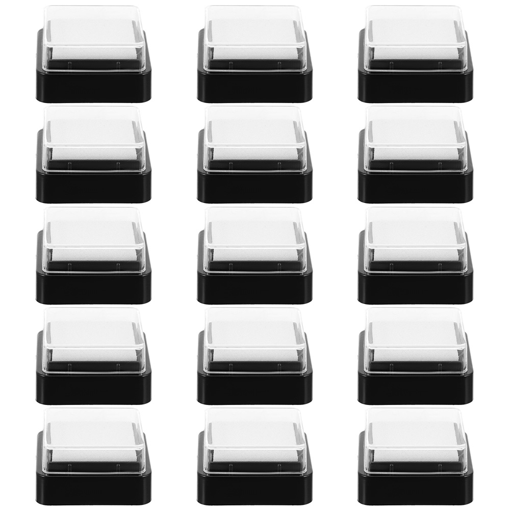 15 Buah Bantalan Tinta Kosong  - Stamping Ink Pad ulasan dan harga