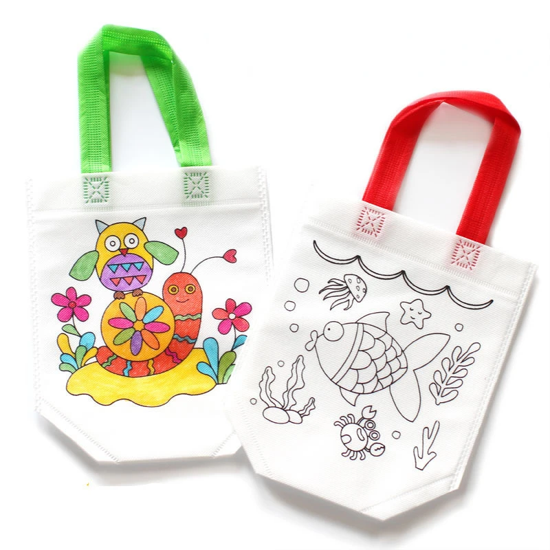 24 Buah Tas Mewarnai Kartun Lu - Art Craft Earth Day ulasan dan harga