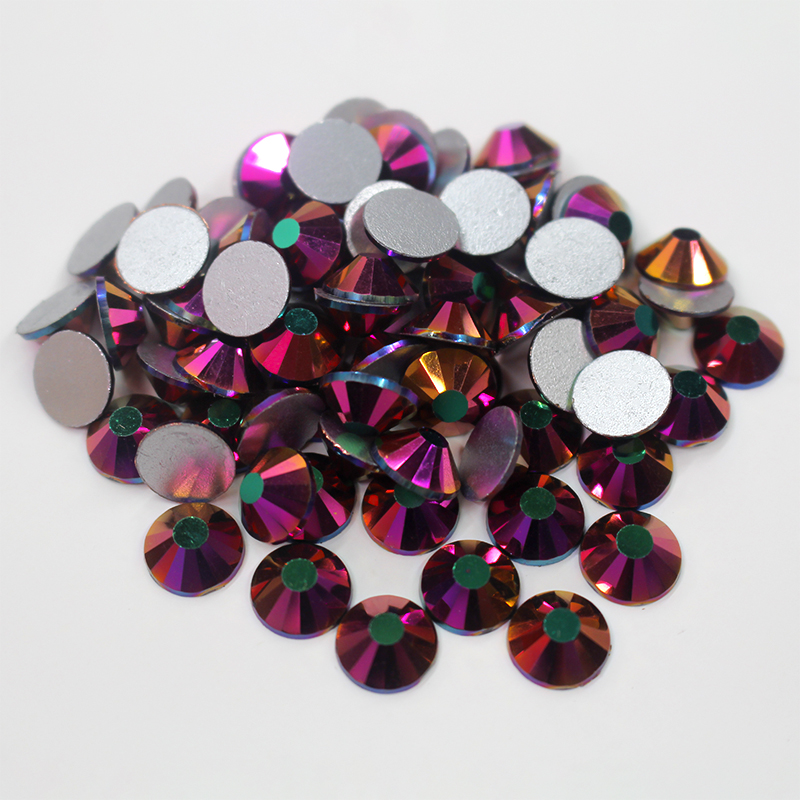 Kristal Rhinestone Kaca Datar  - Art Craft Rose ulasan dan harga