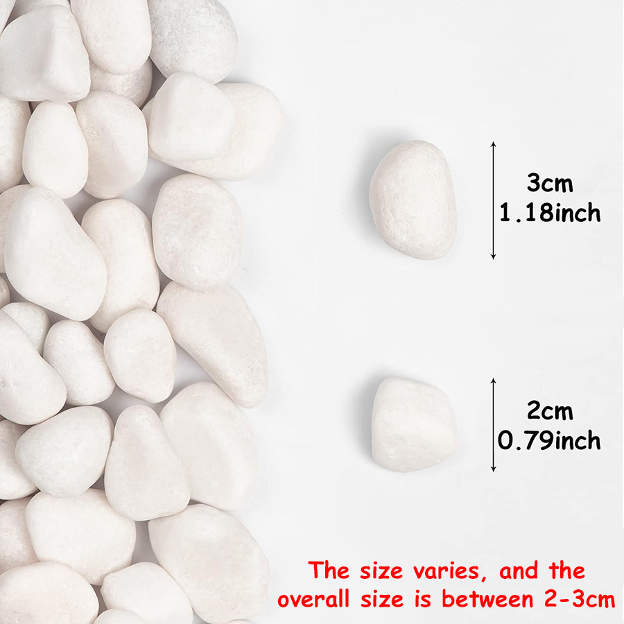 200/400g Batu Kerikil Putih Po - Art Craft Vase ulasan dan harga