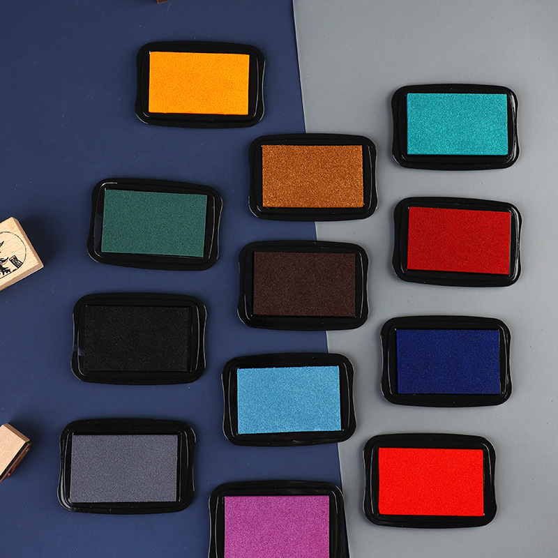 12 Warna Ukuran Besar Bantalan - Stamping Ink Pad ulasan dan harga