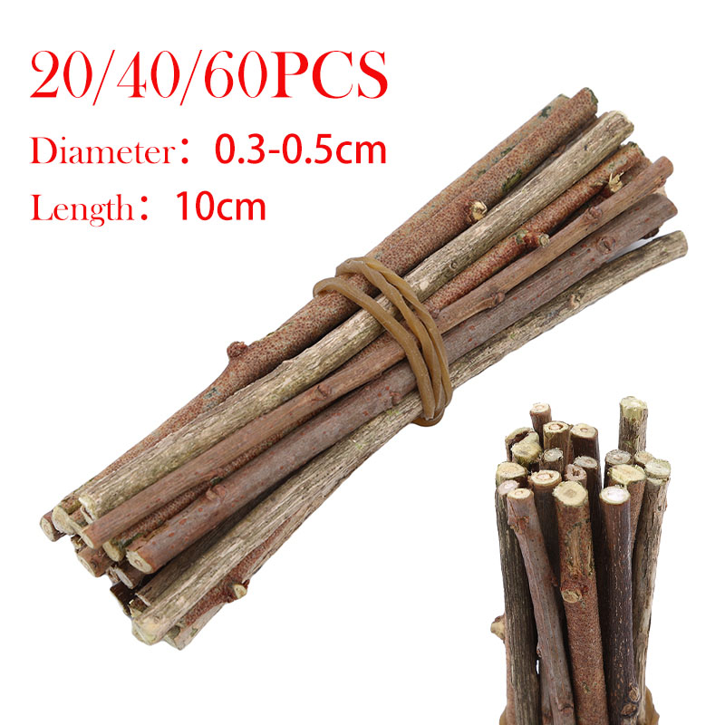 20/40/60 Buah Tongkat Kayu unt - Art Craft Stick ulasan dan harga