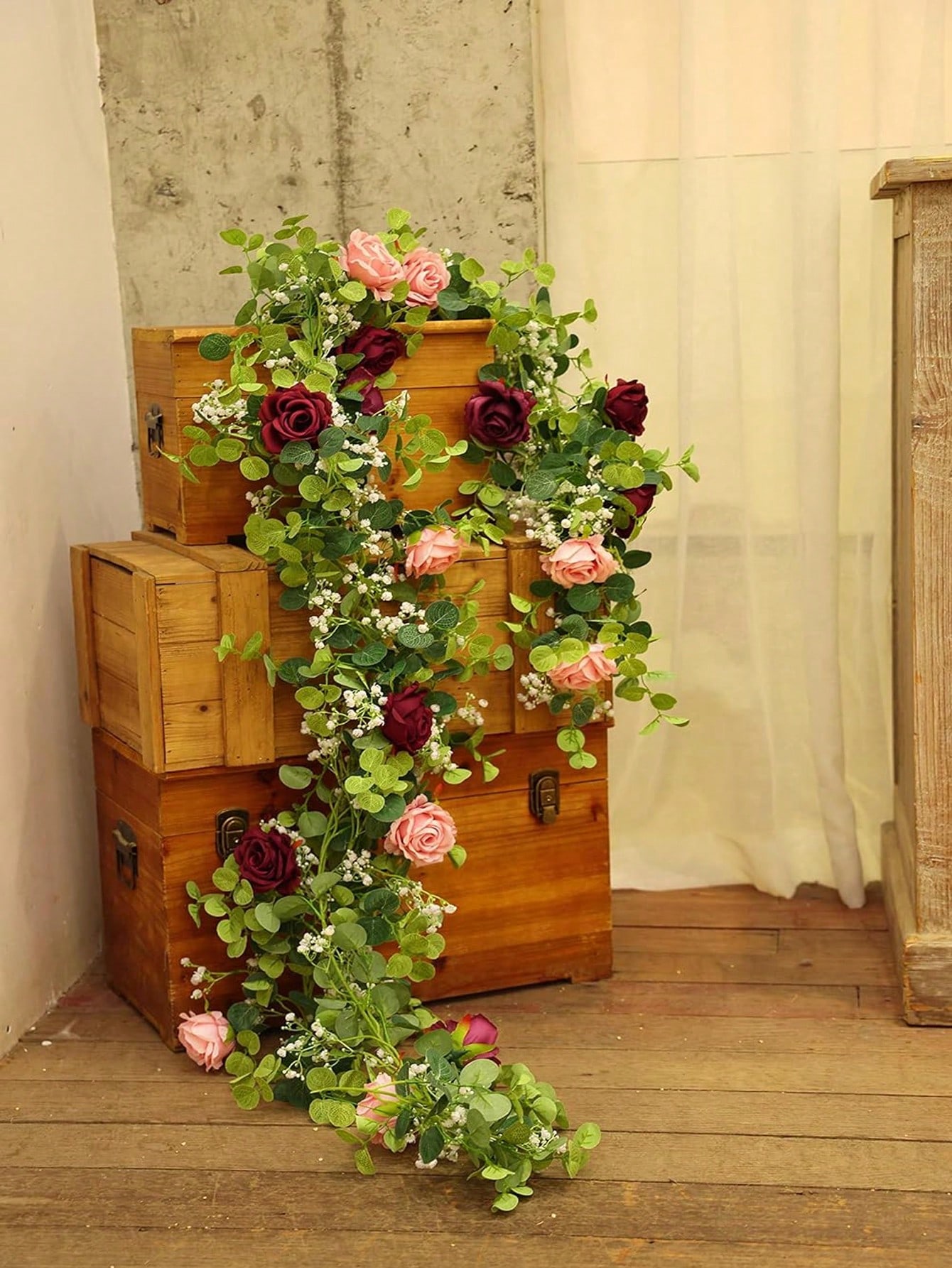 1 buah Dekorasi bunga mawar pa - Art Craft Rose ulasan dan harga