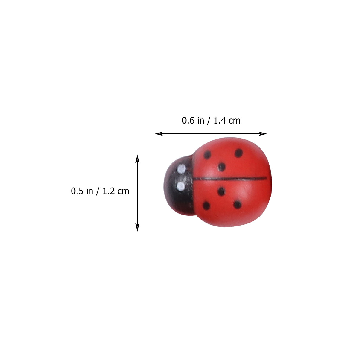 100 pcs Stiker Spons Kumbang K - Art Craft Ladybug ulasan dan harga