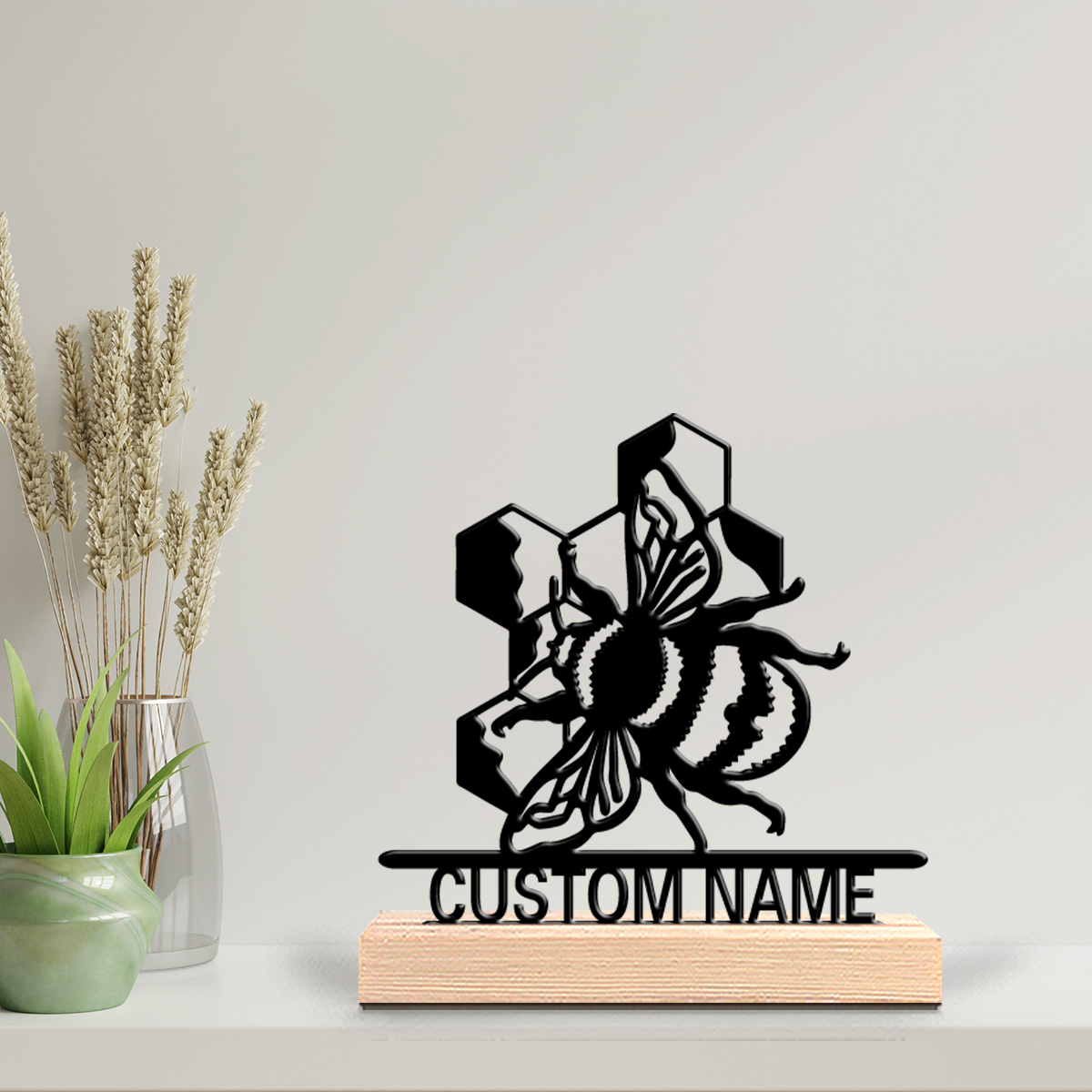 1pc Patung Lebah Sederhana Nam - Art Craft Names ulasan dan harga