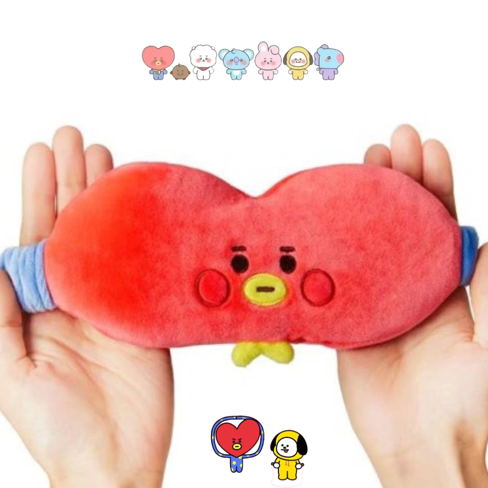 Masker mata boneka plush BT21  - Art Craft Eyes ulasan dan harga