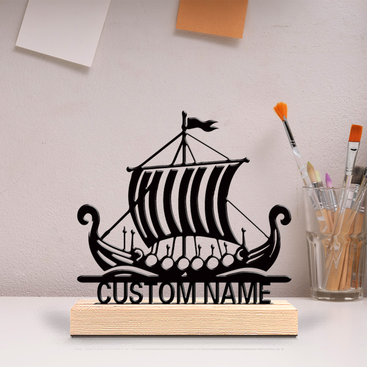 1 Buah Patung Logam Kapal Laya - Art Craft Names ulasan dan harga