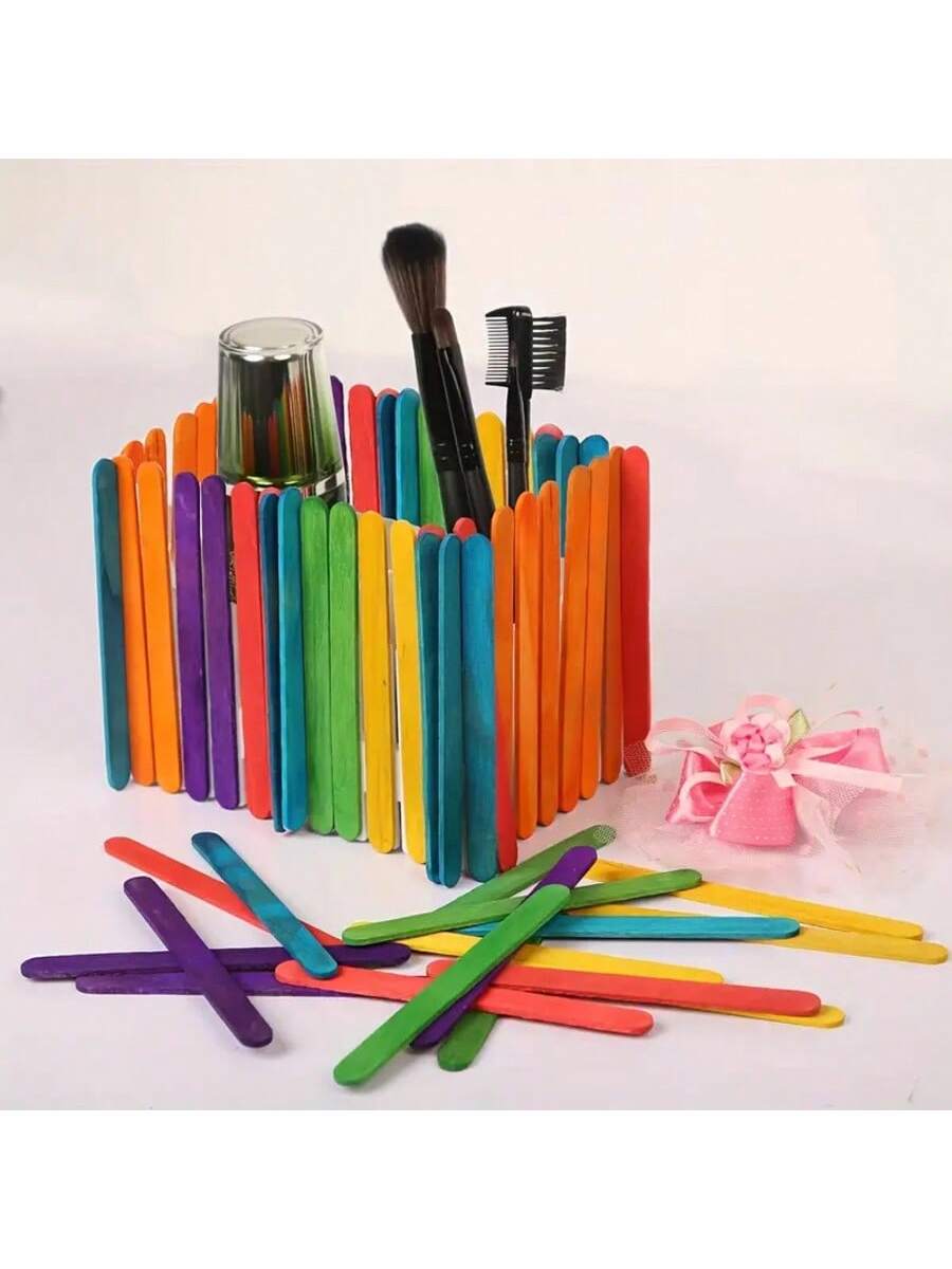 50/100/200 Buah Tongkat Kayu K - Art Craft Stick ulasan dan harga