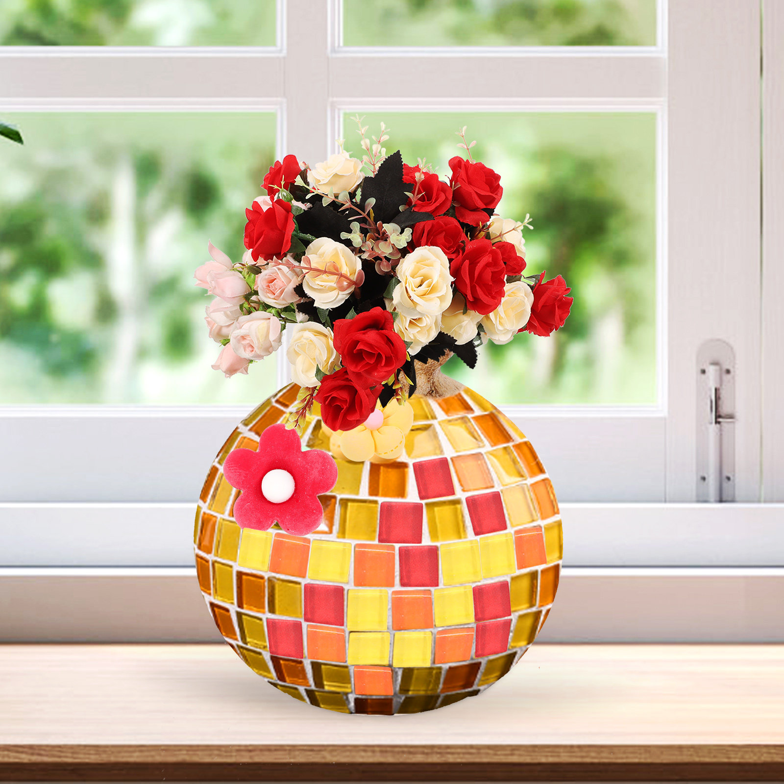 1Set Kit Kerajinan Vas Mozaik  - Art Craft Vase ulasan dan harga