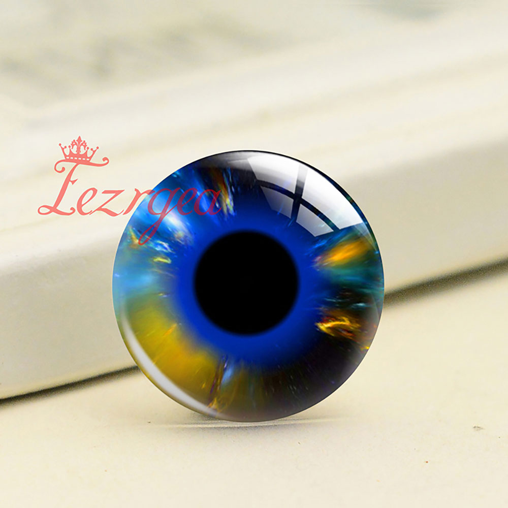 Kaca Cabochon Bentuk Mata Bula - Art Craft Eyes ulasan dan harga