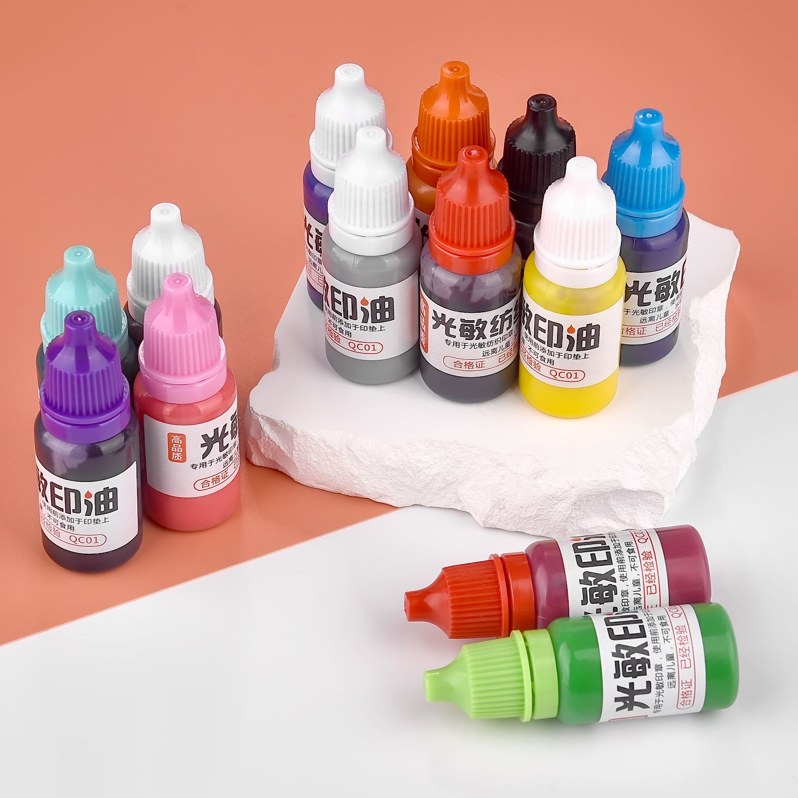 Tinta isi ulang 10ml 13 warna  - Stamping Ink Pad ulasan dan harga